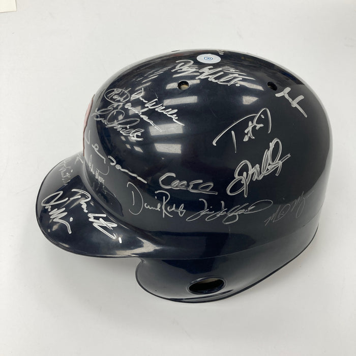 2004 Boston Red Sox World Series Champs Team Signed Authentic Helmet JSA COA