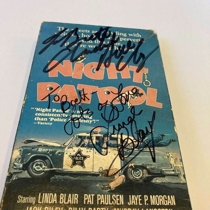 Andrew Dice Clay & Linda Blair Signed Autographed Vintage VHS Movie JSA COA