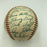 Beautiful 1958 Cubs Team Signed National League Baseball Ernie Banks JSA COA