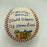 Bill Mazeroski Signed Heavily Inscribed Career STAT Baseball Reggie Jackson COA