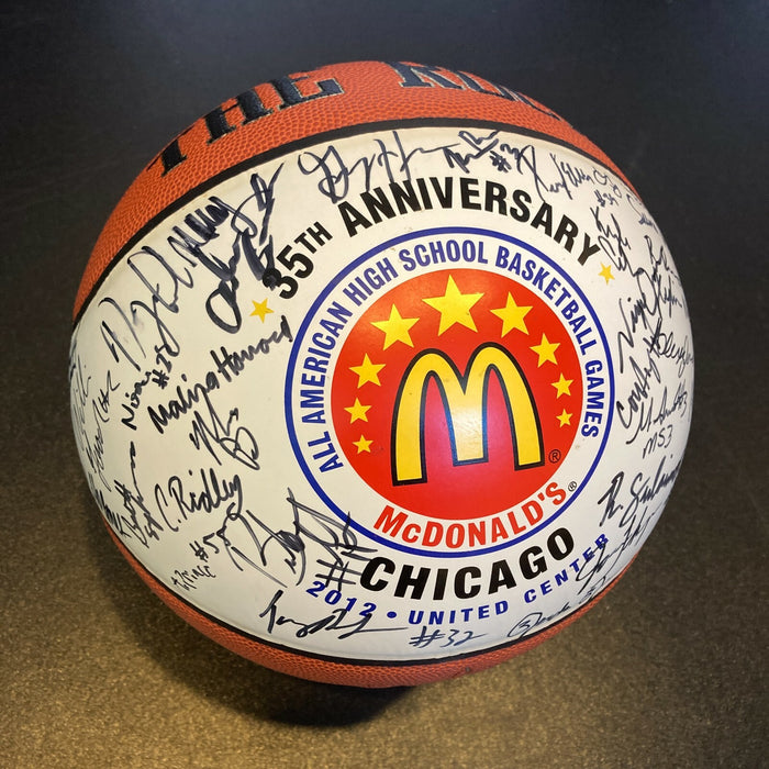 2012 Mcdonald's All American High School All Star Game Signed Basketball JSA COA