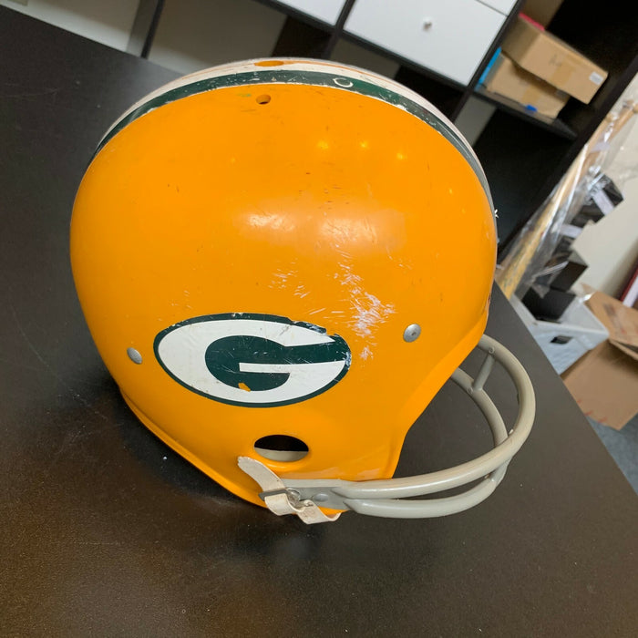 Boyd Dowler HOF Signed Inscribed 1960's Green Bay Packers Full Size Helmet JSA