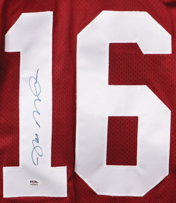 Joe Montana Signed Authentic Wilson San Francisco 49ers Game Jersey PSA DNA