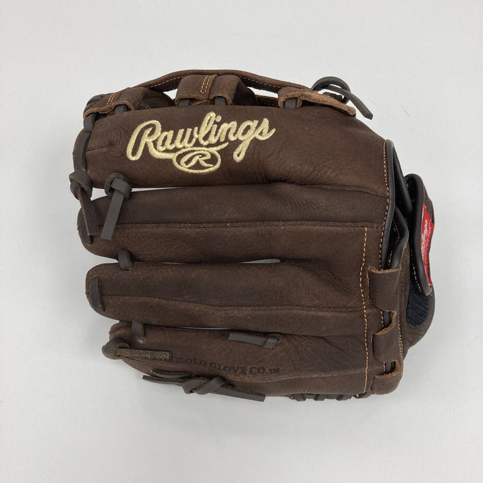 Nolan Ryan Signed Heavily Inscribed STATS Rawlings Baseball Glove PSA DNA