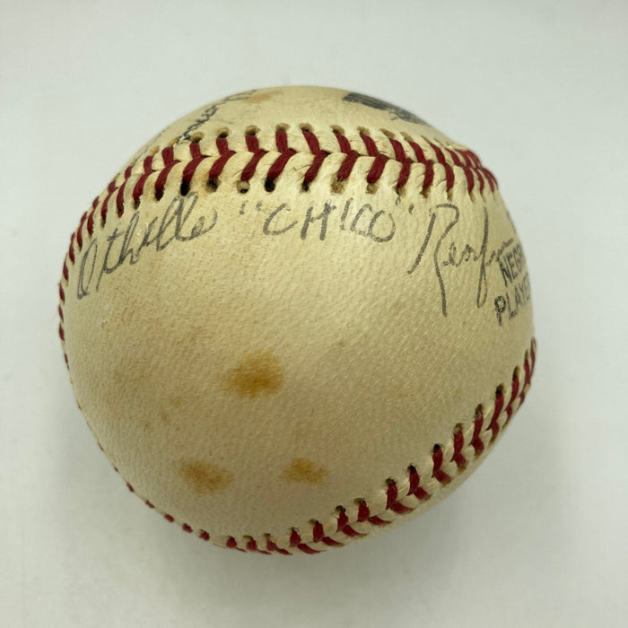 Rare 1980 Negro League Reunion HOF Multi Signed Baseball JSA COA
