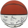 Lebron James 2001-02 St. Vincent St.Mary High School Team Signed Basketball BAS