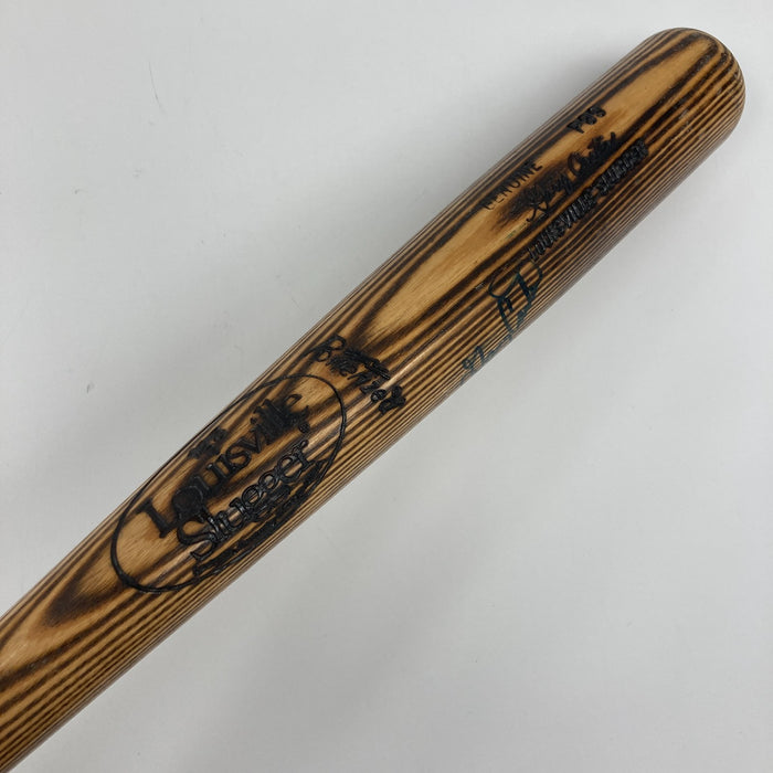 Gary Carter Signed 1983 Louisville Slugger Game Issued Baseball Bat PSA & JSA