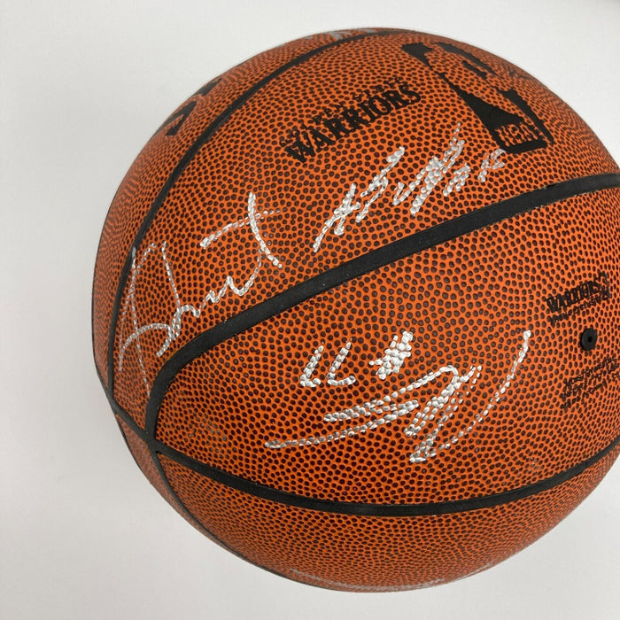 Stephen Curry Rookie 2009-10 Golden State Warriors Team Signed Basketball PSA