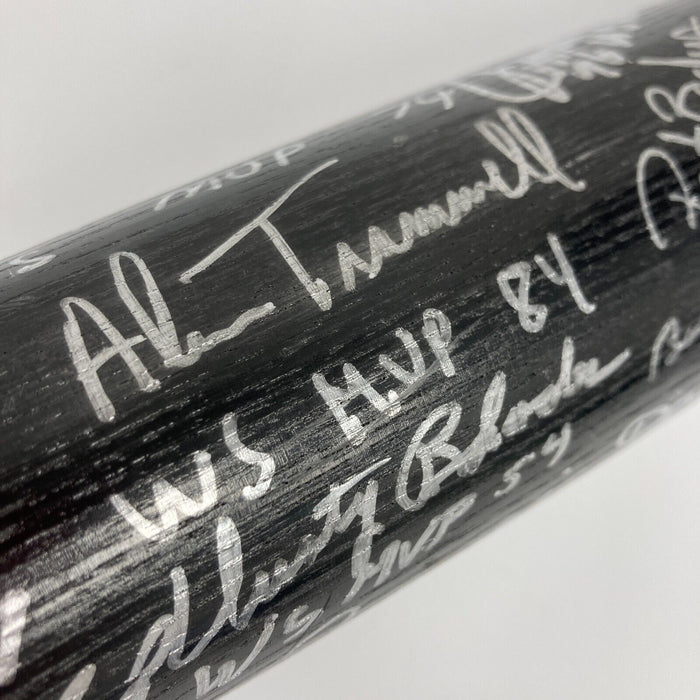 Beautiful World Series MVP's Multi Signed Baseball Bat 40 Sigs Beckett COA
