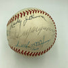 Willie Mays Rube Marquard George Kelly Hall Of Fame Multi Signed Baseball JSA