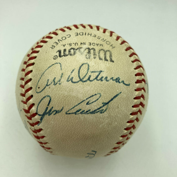 Mickey Mantle 1960 New York Yankees AL Champs Team Signed Baseball PSA DNA COA