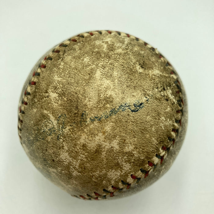 Ty Cobb 1922 Single Signed Game Used American League Baseball JSA COA RARE