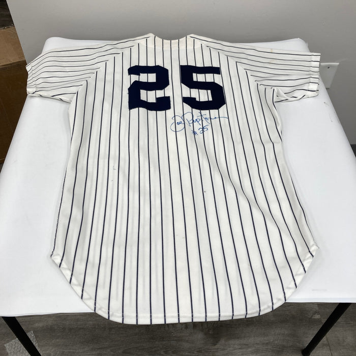 Joe Pepitone Signed 1981 Game Used New York Yankees Jersey Beckett Certified