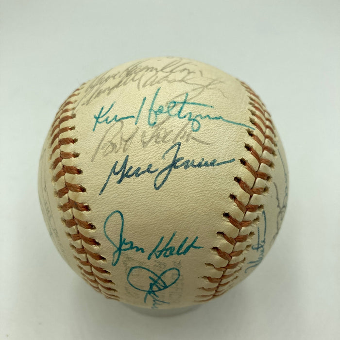 1974 Oakland A’s World Series Champs Team Signed Baseball JSA COA