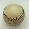 Casey Stengel & Yogi Berra Signed 1959 American League Harridge Baseball JSA