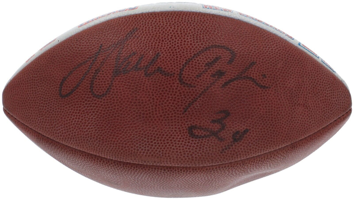 Walter Payton Signed Wilson Super Bowl XX Commemorative Football JSA COA