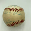 Satchel Paige Roger Maris Stan Musial HOF Legends Signed 1960's Baseball Beckett