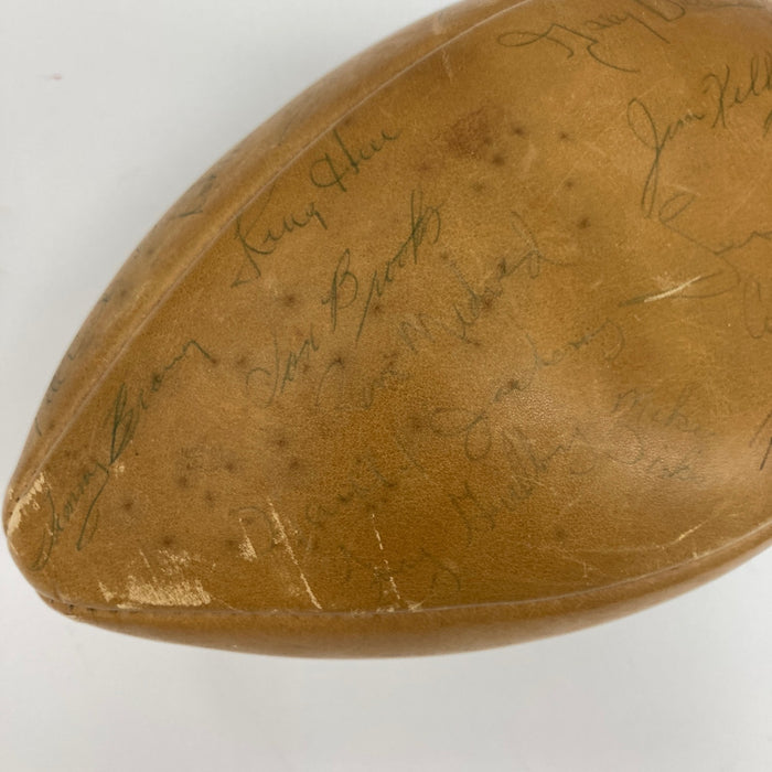 1968 Philadelphia Eagles Signed Vintage Wilson Football 50+ Sigs JSA COA