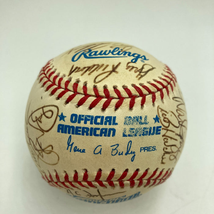 1998 Tampa Bay Rays Inaugural Season Team Signed American League Baseball