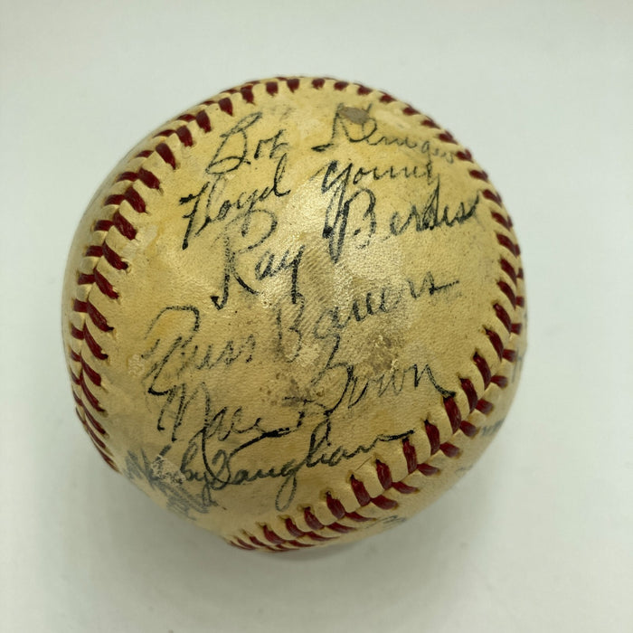 Honus Wagner Paul Waner Arky Vaughan Pie Traynor Chuck Klein Signed Baseball JSA