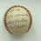 Ernie Banks Signed Heavily Inscribed Career STAT Baseball Reggie Jackson COA