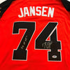 Kenley Jansen Signed Heavily Inscribed 2017 All Star Game Jersey Dodgers PSA DNA