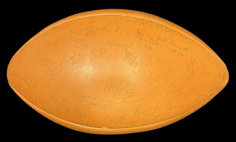 John Elway Pre Rookie 1980 Stanford Cardinals Team Signed Football JSA COA