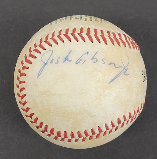 Josh Gibson Jr. Single Signed Negro League Baseball Beckett Certified