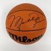 Beautiful Michael Jordan Signed Basketball UDA Upper Deck & Beckett