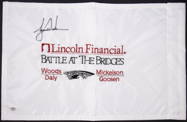 Tiger Woods Signed Autographed PGA Golf Flag PSA DNA COA