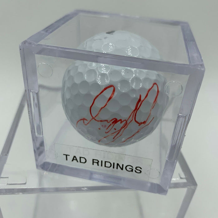 Tag Ridings Signed Autographed Golf Ball PGA With JSA COA