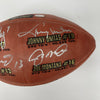 John Elway Johnny Unitas Dan Marino Joe Montana Quarterbacks Signed Football PSA