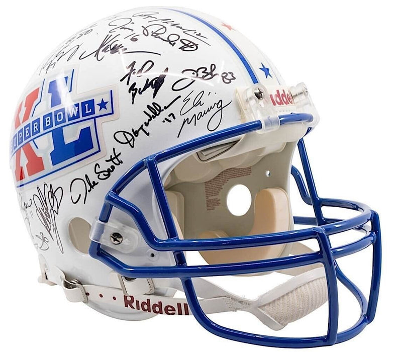 Beautiful Super Bowl MVP's Signed Helmet 42 Sigs With Tom Brady Fanatics COA