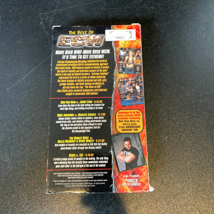 Balls Mahoney Signed Autographed Vintage ECW VHS Movie JSA COA