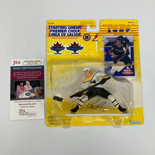 MARIO LEMIEUX Signed Autographed Starting Lineup SLU With JSA COA