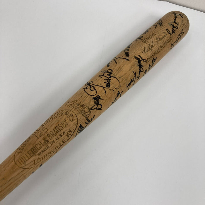 1980's St. Louis Cardinals Team Signed Ralph Garr Game Used Baseball Bat JSA COA