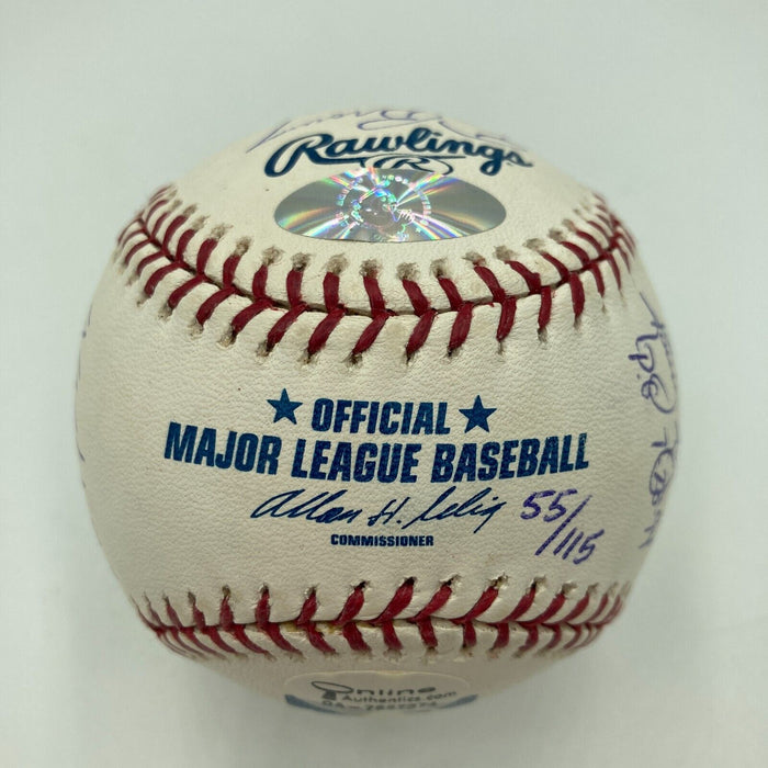 Sandy Koufax Randy Johnson Perfect Game Pitchers Signed Baseball 11 Sigs JSA COA