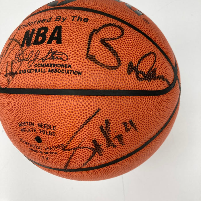 Michael Jordan 1991-92 Chicago Bulls NBA Champs Team Signed Basketball PSA & JSA