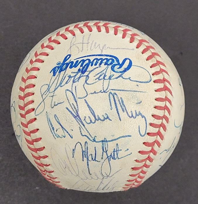1991 Minnesota Twins World Series Champs Team Signed W.S. Baseball Beckett COA