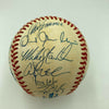 1999 Yankees Team Signed World Series Baseball Derek Jeter Mariano Rivera JSA