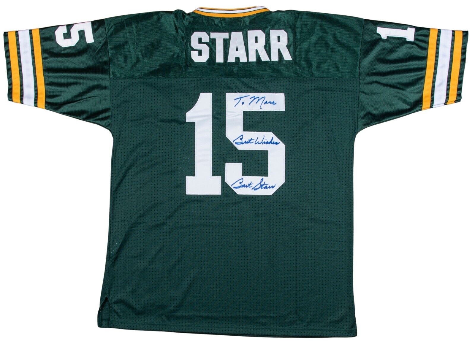Bart Starr Signed Authentic Green Bay Packers Jersey Beckett COA