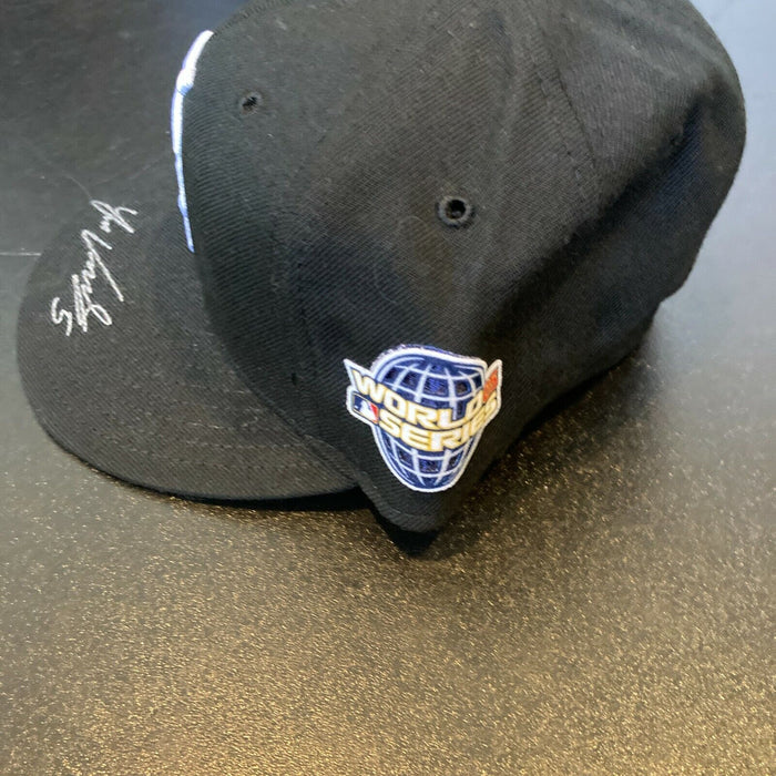 Juan Uribe Signed Chicago White Sox 2005 World Series Game Model Hat Steiner COA