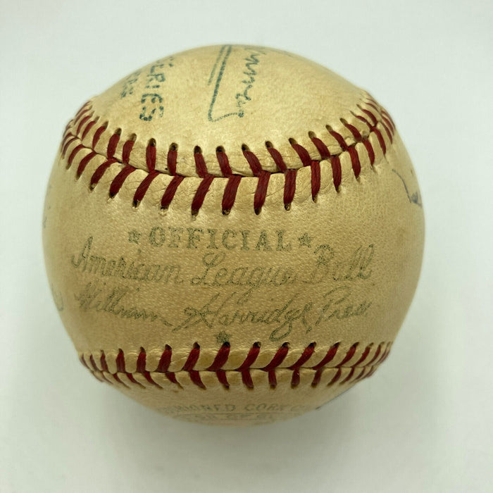 Historic 1956 World Series Don Larsen Perfect Game Signed Game Used Baseball JSA