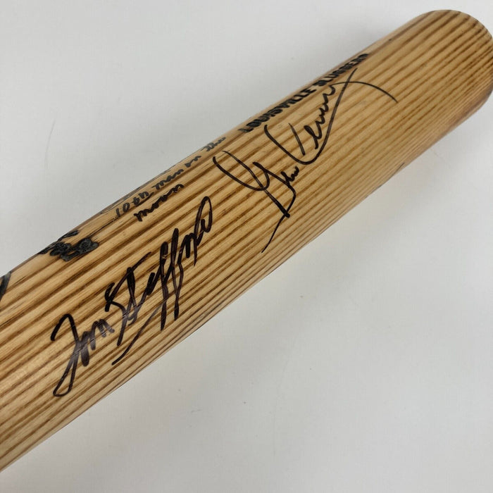 Mercury Seven & Apollo NASA Astronauts Signed Bat 8 Sigs John Glenn JSA COA