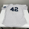 Mariano Rivera Signed Heavily Inscribed NY Yankees STAT Jersey Steiner COA