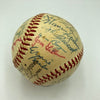 1956 All Star Game Team Signed Baseball Willie Mays Hank Aaron 30 Sigs
