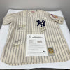 New York Yankees Perfect Game Signed Jersey Larsen Wells Cone Yogi Berra Beckett