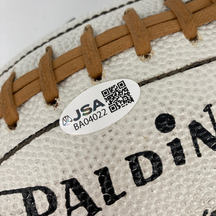 1960 Cleveland Browns Team Signed Vintage Football 36 Sigs Jim Brown JSA COA