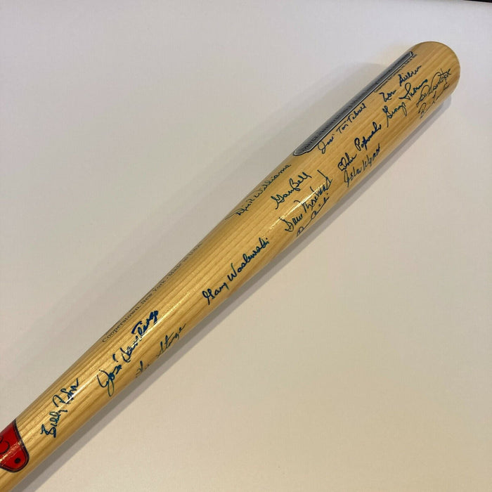 1967 Boston Red Sox AL Champs Team Signed Baseball Bat Carl Yastrzemski JSA COA