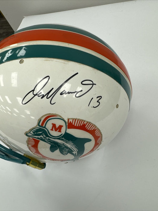 Dan Marino Signed 1980's Game Used Miami Dolphins Riddell Helmet JSA COA